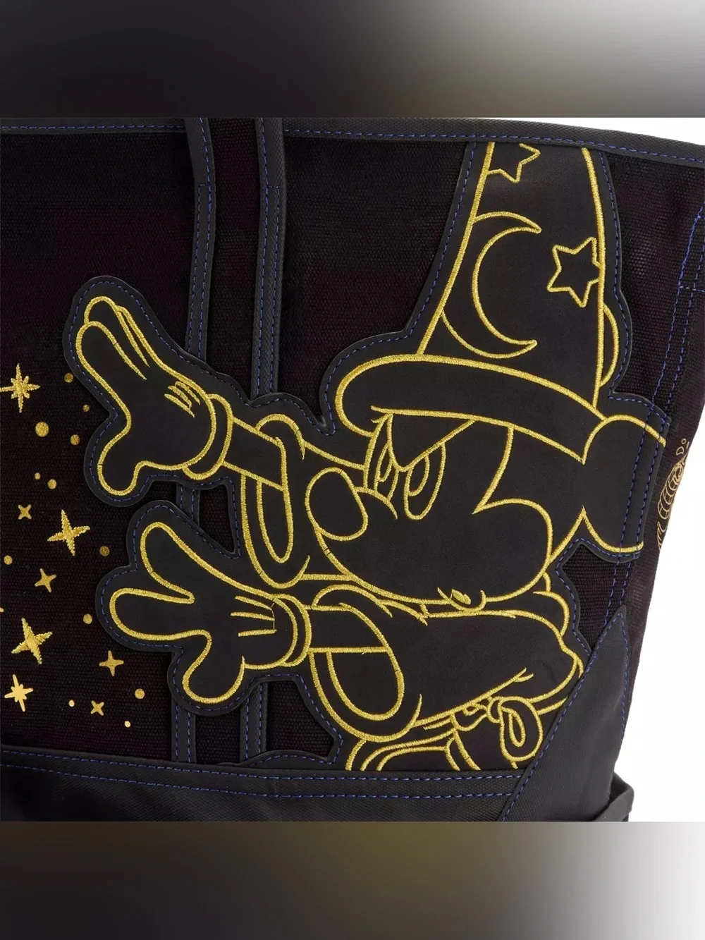 Sorcerer Mickey Mouse Disney Store Est. 1987 Canvas Tote – Large – Fantasia
